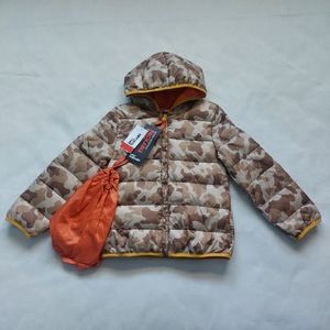 Epic Threads Jacket Puffer Coat Toddler Boys Camo brawn Size 4